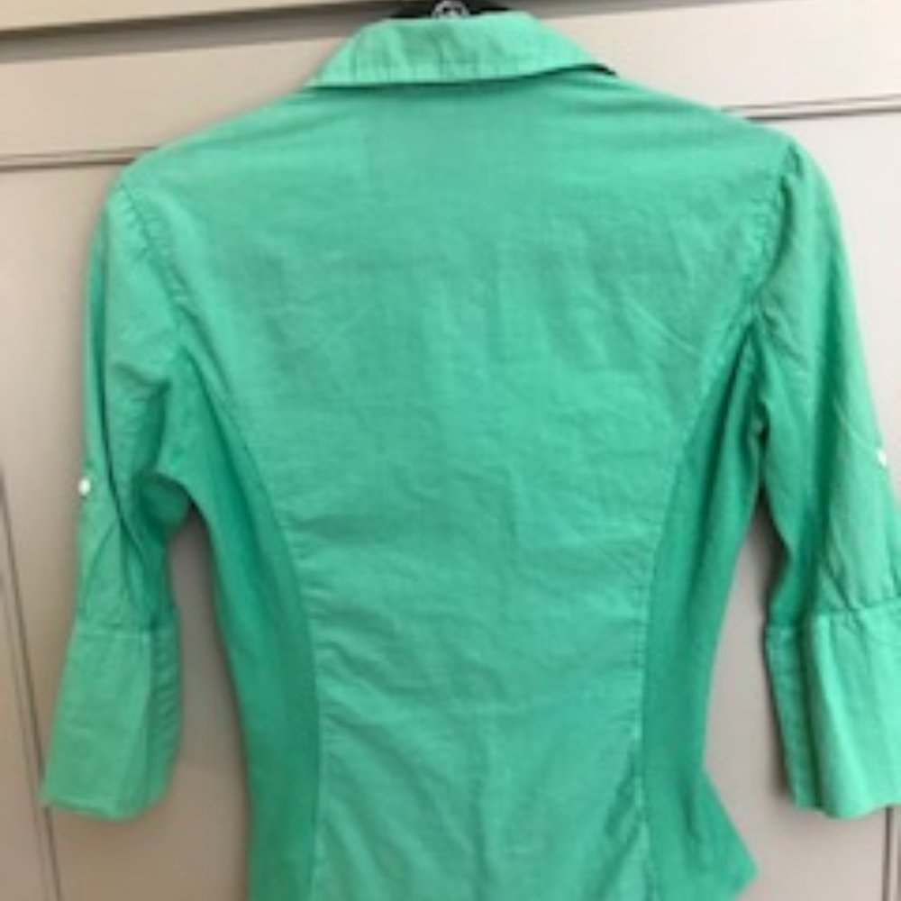 Standard James Perse Contrast Panel Shirt Blouse - Picture 5 of 10